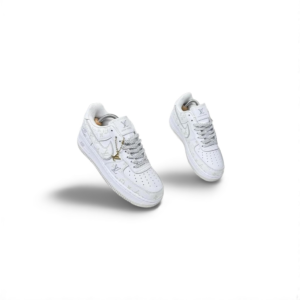 Louis Vuitton And Nike Air Force 1 By Virgil Abloh - White sneakers