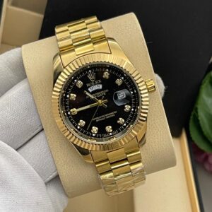 Matching Classic Wristwatch & Bracelet Set for Couples