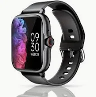 Smart Watch, 4.65cm Full Touch Screen Display with Message, Answer Make Call Smartwatch, Sports Pedometer, Information Alerts, for Iphone/Android Phones, Smartbands Fitness Watch for Women/Men Friend Gift, Birthday Gift